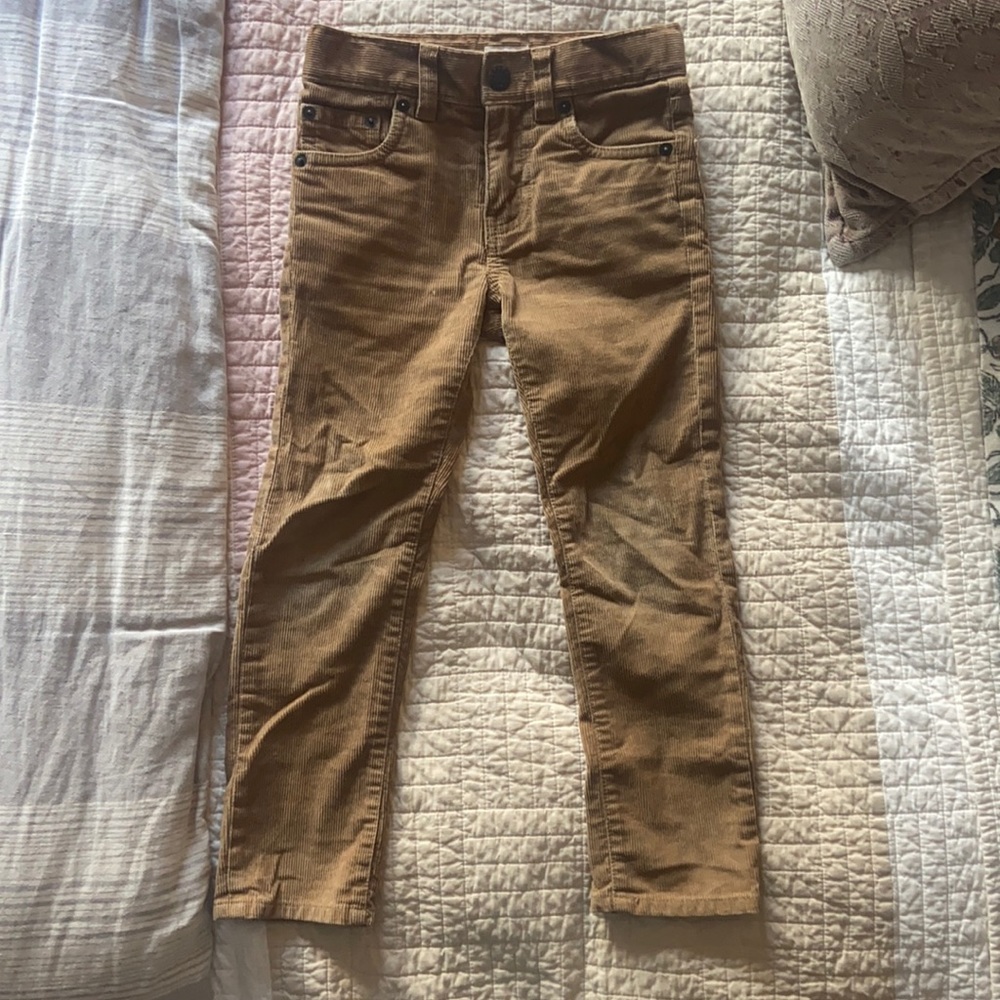 Boys size 5 Crew Cut Corduroy pants.
